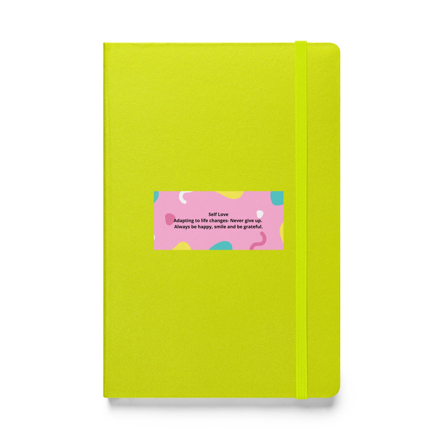 Hardcover bound notebook